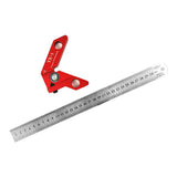 Maxbell Pro Woodworking Center Scribe Angle Gauge Wood Ruled Carpenter Ruler Gauge