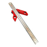 Maxbell Pro Woodworking Center Scribe Angle Gauge Wood Ruled Carpenter Ruler Gauge
