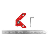 Maxbell Pro Woodworking Center Scribe Angle Gauge Wood Ruled Carpenter Ruler Gauge