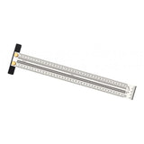 Maxbell Stainless Woodworking Scribe Marking Gauge Ruler Carpenter DIY Tools 400mm