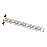 Maxbell Stainless Woodworking Scribe Marking Gauge Ruler Carpenter DIY Tools 400mm