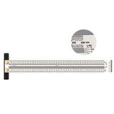 Maxbell Stainless Woodworking Scribe Marking Gauge Ruler Carpenter DIY Tools 400mm