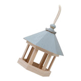 Maxbell Hanging Wooden Bird Feeder Garden Decoration  17x20cm
