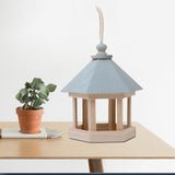 Maxbell Hanging Wooden Bird Feeder Garden Decoration  17x20cm
