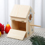 Maxbell Wooden Bird Nest Breeding Box Cage for Lovebirds Cockatiel Budgie Parrot