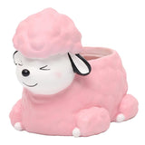 Maxbell Dog Shape Resin Succulent Pot Plant Box Fairy Garden Decoration DIY Poodle