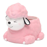 Maxbell Dog Shape Resin Succulent Pot Plant Box Fairy Garden Decoration DIY Poodle