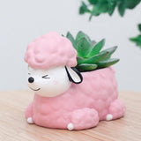 Maxbell Dog Shape Resin Succulent Pot Plant Box Fairy Garden Decoration DIY Poodle