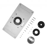 Maxbell Aluminum Alloy Router Table Insert Plate for Woodworking Benches