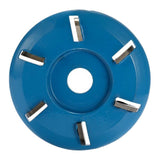 Maxbell Wood Turbo Carving Disc Woodworking Milling Cutter Tools Arc 6 Tooth
