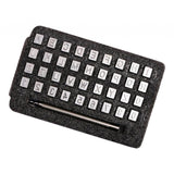 Maxbell 36pcs Leathercraft Metal Letter and Number Stamp Punch Set & Stamping Handle