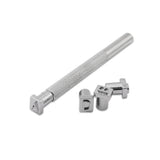 Maxbell 36pcs Leathercraft Metal Letter and Number Stamp Punch Set & Stamping Handle