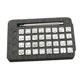 Maxbell 32pcs/Set Steel Leather Craft Saddle Stamps Flower Printing Carving Tools