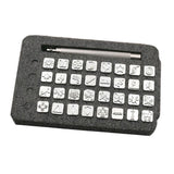 Maxbell 32pcs/Set Steel Leather Craft Saddle Stamps Flower Printing Carving Tools