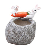 Maxbell Creative Flower Pot Resin Succulent Planter Mini Plant Pot Ornament 3