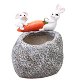 Maxbell Creative Flower Pot Resin Succulent Planter Mini Plant Pot Ornament 3