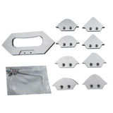 Maxbell 8 Corners Flexible Trimming Chamfering Tool Aluminum Alloy Tool Set
