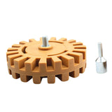 Maxbell Pneumatic Rubber Eraser Wheel w/Drill Adapter 25mm Thickness