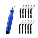 Maxbell Deburring Tool Handle With Blades Deburring Scraper Blades Head Cutting Tool
