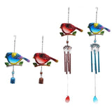 Maxbell Bird Shape Outdoor Wind Chimes Hanging Musical Wind Chime Blue Bell