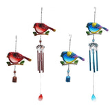 Maxbell Bird Shape Outdoor Wind Chimes Hanging Musical Wind Chime Blue Bell