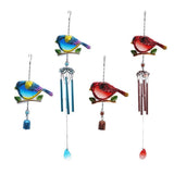 Maxbell Bird Shape Outdoor Wind Chimes Hanging Musical Wind Chime Blue Bell