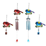 Maxbell Bird Shape Outdoor Wind Chimes Hanging Musical Wind Chime Blue Bell