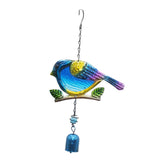 Maxbell Bird Shape Outdoor Wind Chimes Hanging Musical Wind Chime Blue Bell