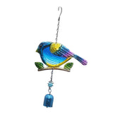 Maxbell Bird Shape Outdoor Wind Chimes Hanging Musical Wind Chime Blue Bell