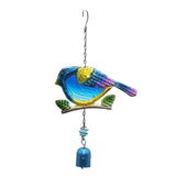 Maxbell Bird Shape Outdoor Wind Chimes Hanging Musical Wind Chime Blue Bell