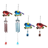 Maxbell Bird Shape Outdoor Wind Chimes Hanging Musical Wind Chime Blue Bell