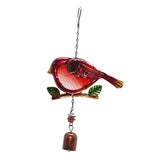 Maxbell Bird Shape Outdoor Wind Chimes Hanging Musical Wind Chime Red Bell