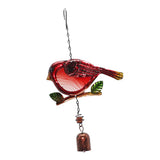 Maxbell Bird Shape Outdoor Wind Chimes Hanging Musical Wind Chime Red Bell