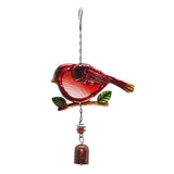 Maxbell Bird Shape Outdoor Wind Chimes Hanging Musical Wind Chime Red Bell