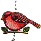Maxbell Bird Shape Outdoor Wind Chimes Hanging Musical Wind Chime Red Tubes