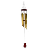 Maxbell Outdoor Garden Wind Chime Deep Tone Aluminium Tube Windchimes Pendant Golden