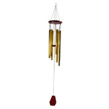 Maxbell Outdoor Garden Wind Chime Deep Tone Aluminium Tube Windchimes Pendant Golden
