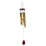 Maxbell Outdoor Garden Wind Chime Deep Tone Aluminium Tube Windchimes Pendant Golden