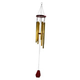 Maxbell Outdoor Garden Wind Chime Deep Tone Aluminium Tube Windchimes Pendant Golden