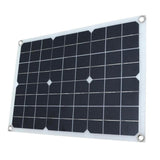 Maxbell 20W Flexible Solar Panel Battery Charging Kit with Car Charger for Car Boat