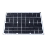 Maxbell 20W Flexible Solar Panel Battery Charging Kit with Car Charger for Car Boat