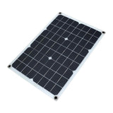 Maxbell 20W Flexible Solar Panel Battery Charging Kit with Car Charger for Car Boat