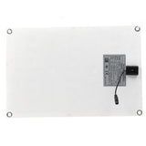 Maxbell 20W Flexible Solar Panel Battery Charging Kit with Car Charger for Car Boat