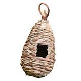 Maxbell Handwoven Straw Bird Nest House Hatching Grass Cave