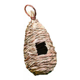 Maxbell Handwoven Straw Bird Nest House Hatching Grass Cave