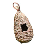 Maxbell Handwoven Straw Bird Nest House Hatching Grass Cave