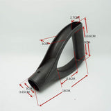 Maxbell 2pcs Plastic Replacement Snow Shovel D Grip Handle for Spades,Forks,Shovels
