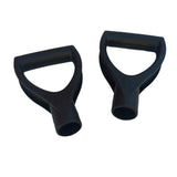 Maxbell 2pcs Plastic Replacement Snow Shovel D Grip Handle for Spades,Forks,Shovels