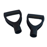 Maxbell 2pcs Plastic Replacement Snow Shovel D Grip Handle for Spades,Forks,Shovels