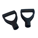 Maxbell 2pcs Plastic Replacement Snow Shovel D Grip Handle for Spades,Forks,Shovels